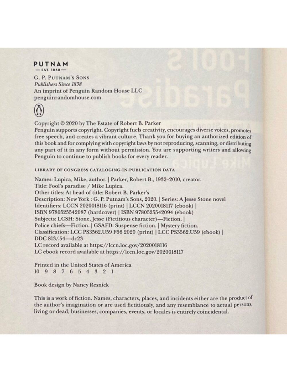 Robert B. Parkers Hardcover Set: Colorblind, The Bitterest Pill, Fools Paradise - Picture 13 of 16